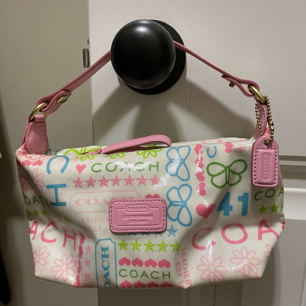 Small coach makeup bag